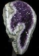 Dark Amethyst Crystal Cluster On Stand - Gorgeous #36418-2